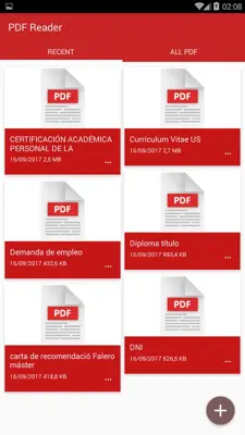 PDF Reader android App screenshot 1